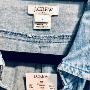 J. Crew Dresses - NWT JCrew Button Down Chambray Dress J. Crew Dresses - NWT JCrew Button Down Chambray Dress